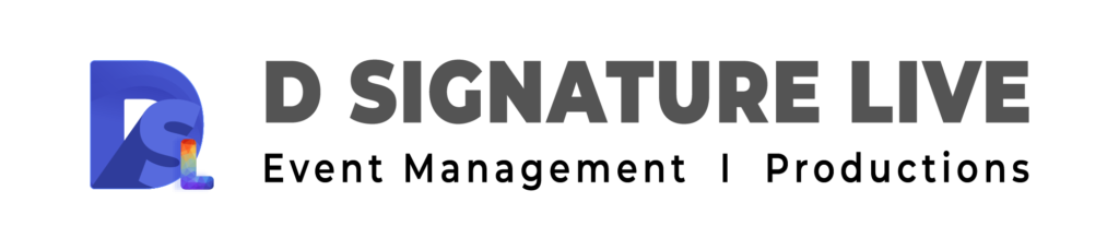 D Signature Live Logo Envent managemnet compnay Auditorium Services  DSignature Live