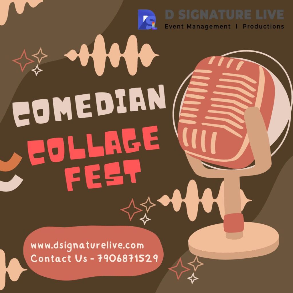 Hire or book a comedian for a comedy festival or event in Hyderabad, Bangalore, Pune, or Dehradun—D Signature Live.